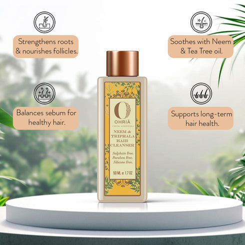 Ohria Ayurveda Neem & Triphala Hair Cleanser